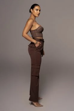 JLUXLABEL CHOCOLATE MAYLIN PANTS SALE