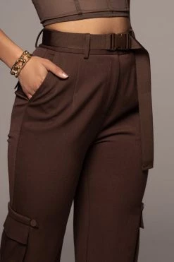 JLUXLABEL CHOCOLATE MAYLIN PANTS SALE