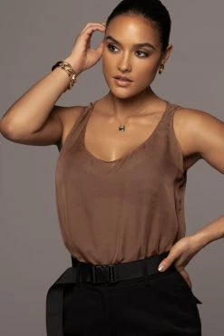 JLUXLABEL BLACK HARLYN REVERSIBLE TOP NEW ARRIVALS