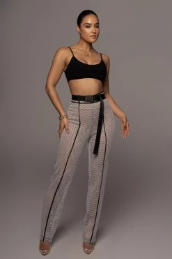 JLUXLABEL BLACK HASLEY PANTS NEW ARRIVALS