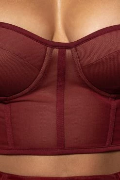 JLUXLABEL BERRY SHAYLA BUSTIER