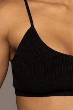 JLUXLABEL BLACK MAKANI BRALETTE NEW ARRIVALS