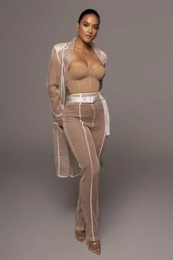 JLUXLABEL TAN SHAYLA BUSTIER NEW ARRIVALS