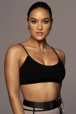 JLUXLABEL BLACK MAKANI BRALETTE NEW ARRIVALS