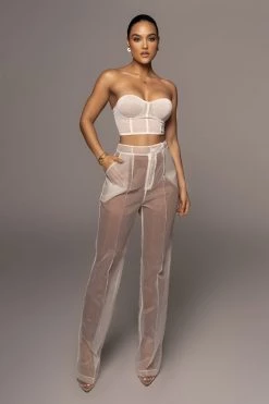 JLUXLABEL BUTTERCREAM LIVY ORGANZA PANT NEW ARRIVALS