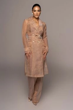 JLUXLABEL TAN JEANNA COAT 19 JLUXLABEL TAN JEANNA COAT