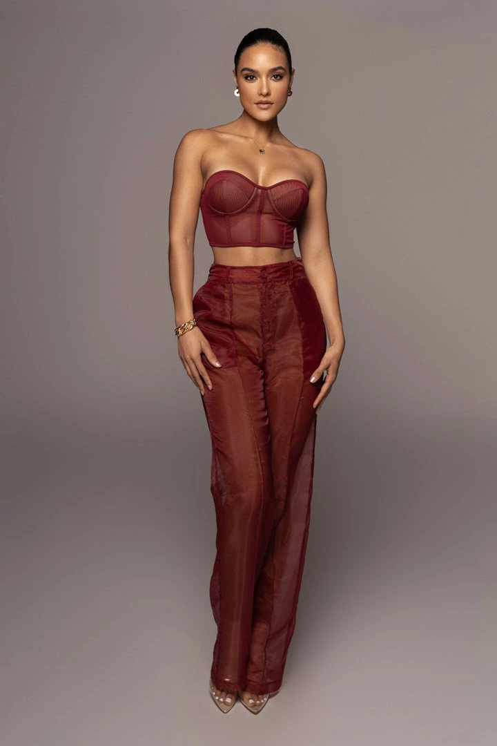 JLUXLABEL BERRY LIVY ORGANZA PANT NEW ARRIVALS 6 JLUXLABEL BERRY LIVY ORGANZA PANT NEW ARRIVALS