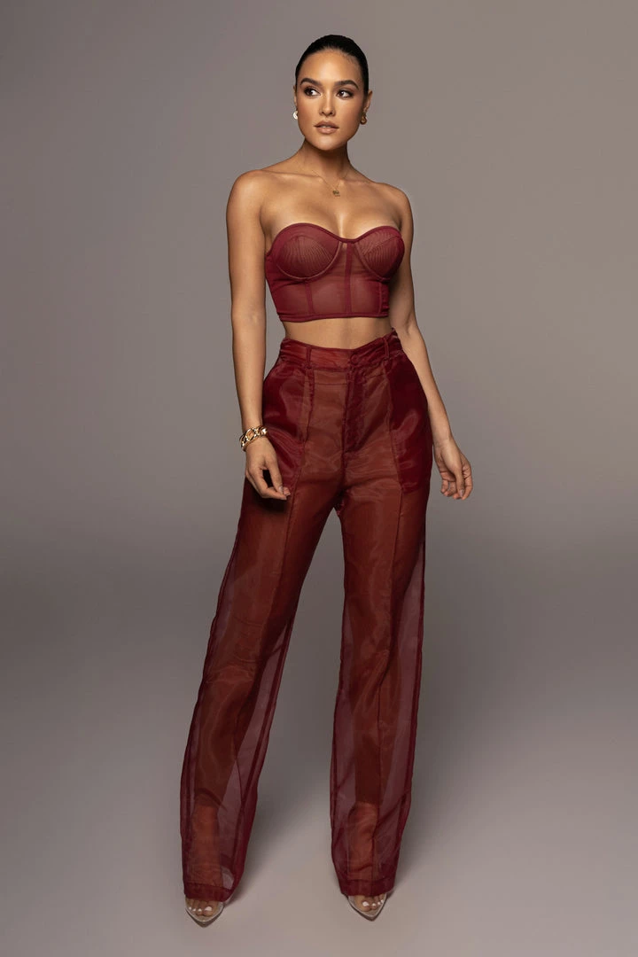 JLUXLABEL BERRY LIVY ORGANZA PANT NEW ARRIVALS 3 JLUXLABEL BERRY LIVY ORGANZA PANT NEW ARRIVALS