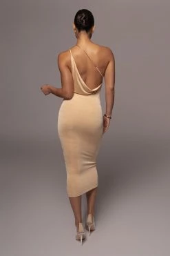JLUXLABEL BUTTERCREAM MODERN MUSE MIDI DRESS DRESSES