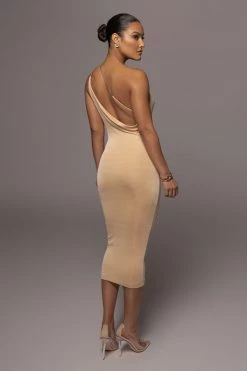 JLUXLABEL BUTTERCREAM MODERN MUSE MIDI DRESS DRESSES