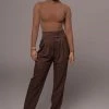 JLUXLABEL SALE CHOCOLATE AERIN TROUSERS