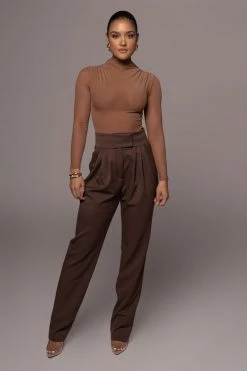 JLUXLABEL SALE CHOCOLATE AERIN TROUSERS