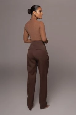JLUXLABEL SALE CHOCOLATE AERIN TROUSERS