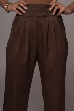 JLUXLABEL SALE CHOCOLATE AERIN TROUSERS