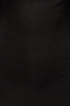 JLUXLABEL DRESSES BLACK MODERN MUSE MIDI DRESS