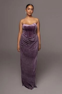 JLUXLABEL PURPLE TRUE BLISS MAXI SKIRT BOTTOMS