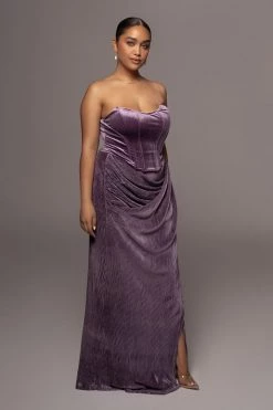 JLUXLABEL PURPLE CITY LIGHTS CORSET