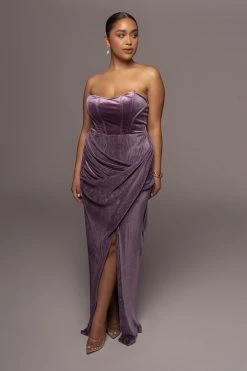 JLUXLABEL PURPLE CITY LIGHTS CORSET