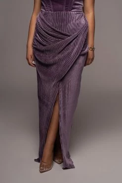JLUXLABEL PURPLE TRUE BLISS MAXI SKIRT BOTTOMS 25 JLUXLABEL PURPLE TRUE BLISS MAXI SKIRT BOTTOMS
