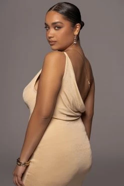 JLUXLABEL BUTTERCREAM MODERN MUSE MIDI DRESS DRESSES