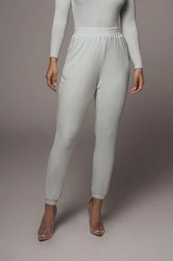 JLUXLABEL SALE CHAMBRAY SIAH SOFT RIBBED JOGGERS