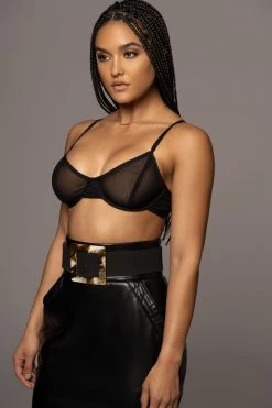 JLUXLABEL BLACK MARILLA SUEDE BELT 16 JLUXLABEL BLACK MARILLA SUEDE BELT