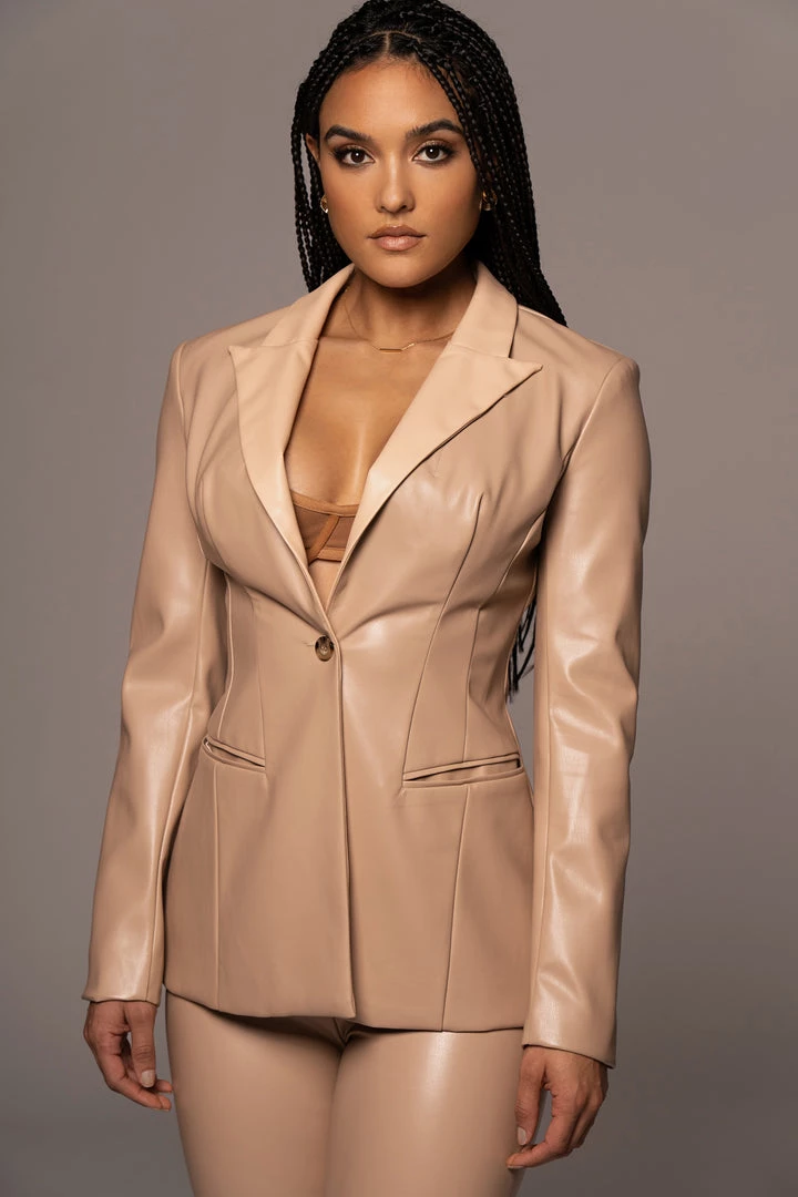 JLUXLABEL SALE BEIGE LORIA BLAZER 4 JLUXLABEL SALE BEIGE LORIA BLAZER