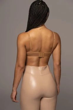 JLUXLABEL NEW ARRIVALS PECAN JONI BRALETTE