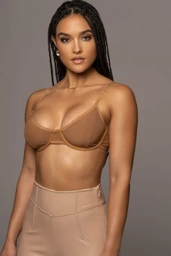 JLUXLABEL NEW ARRIVALS PECAN JONI BRALETTE
