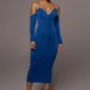 JLUXLABEL BLUE ALL EYES ON YOU DRESS DRESSES