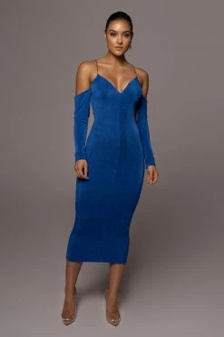 JLUXLABEL BLUE ALL EYES ON YOU DRESS DRESSES