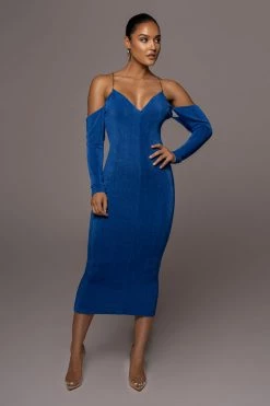 JLUXLABEL BLUE ALL EYES ON YOU DRESS DRESSES