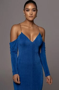 JLUXLABEL BLUE ALL EYES ON YOU DRESS DRESSES