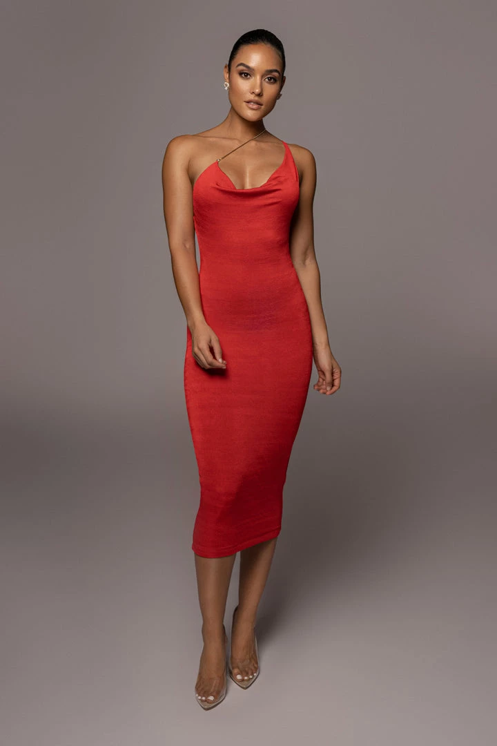 JLUXLABEL RED MODERN MUSE MIDI DRESS GETAWAY WEAR 3 JLUXLABEL RED MODERN MUSE MIDI DRESS GETAWAY WEAR