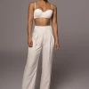 JLUXLABEL BOTTOMS BUTTERCREAM CANDICE TROUSERS