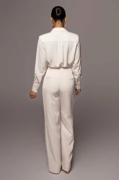 JLUXLABEL BOTTOMS BUTTERCREAM CANDICE TROUSERS