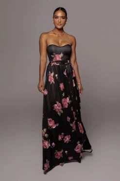 JLUXLABEL BLACK CLARISSA BODYSUIT CURVE