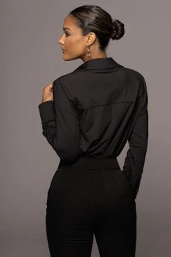 JLUXLABEL NOIR JAXSON BUTTON UP