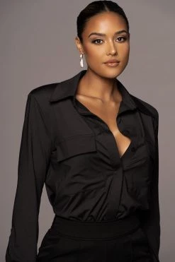 JLUXLABEL NOIR JAXSON BUTTON UP