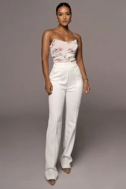 JLUXLABEL IVORY FULL BLOOM CORSET NEW ARRIVALS