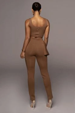 JLUXLABEL LATTE ABRIL HIGH WAIST PANTS