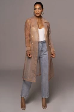 JLUXLABEL TAN JEANNA COAT