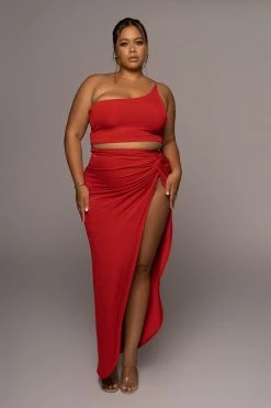 JLUXLABEL RED HERE TO STAY SLINKY SKIRT SET NEW ARRIVALS 14 JLUXLABEL RED HERE TO STAY SLINKY SKIRT SET NEW ARRIVALS