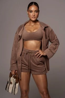 JLUXLABEL SALE CHOCOLATE EASON OVERSIZED BUTTON UP SHIRT