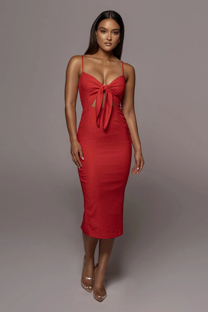 JLUXLABEL NEW ARRIVALS RED DOLORES LINEN DRESS 3 JLUXLABEL NEW ARRIVALS RED DOLORES LINEN DRESS