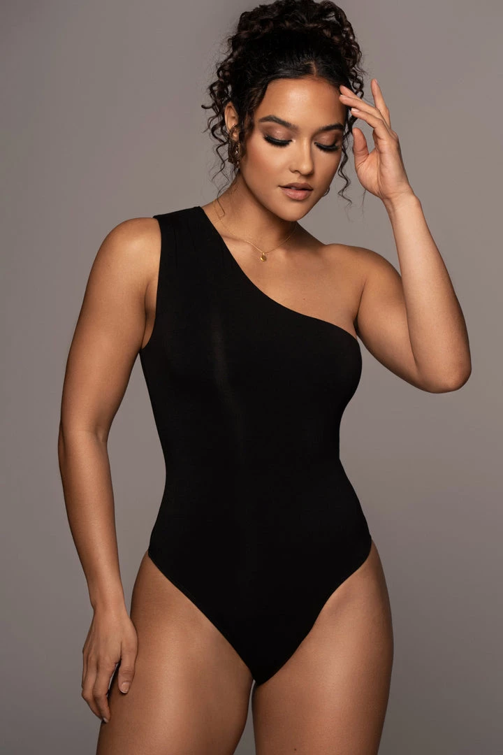 JLUXLABEL BLACK SAMERA ONE SHOULDER BODYSUIT NEW ARRIVALS 3 JLUXLABEL BLACK SAMERA ONE SHOULDER BODYSUIT NEW ARRIVALS