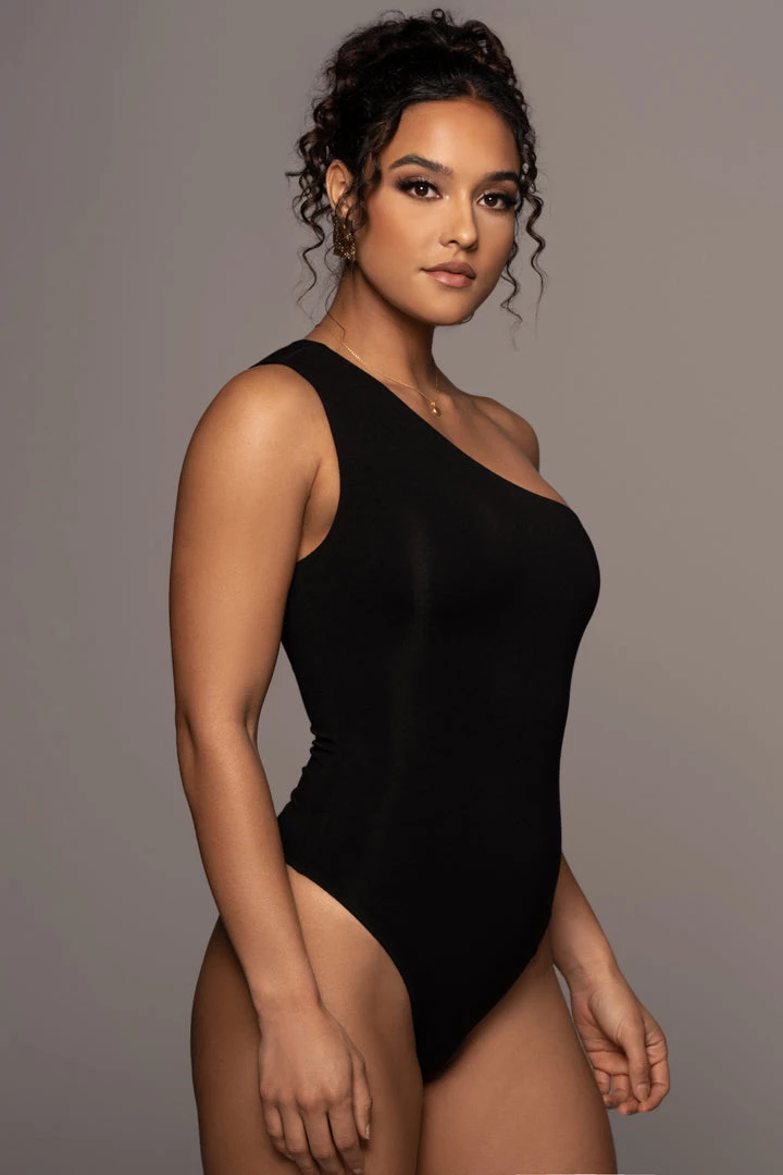 JLUXLABEL BLACK SAMERA ONE SHOULDER BODYSUIT NEW ARRIVALS 7 JLUXLABEL BLACK SAMERA ONE SHOULDER BODYSUIT NEW ARRIVALS