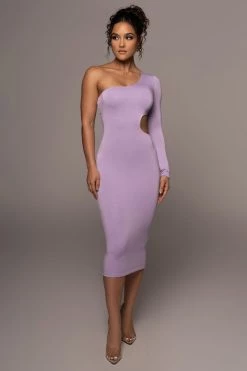 JLUXLABEL LILAC JULIA MIDI DRESS NEW ARRIVALS