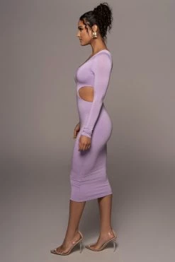 JLUXLABEL LILAC JULIA MIDI DRESS NEW ARRIVALS