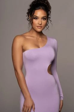 JLUXLABEL LILAC JULIA MIDI DRESS NEW ARRIVALS